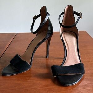 Joie Black Strappy Heels